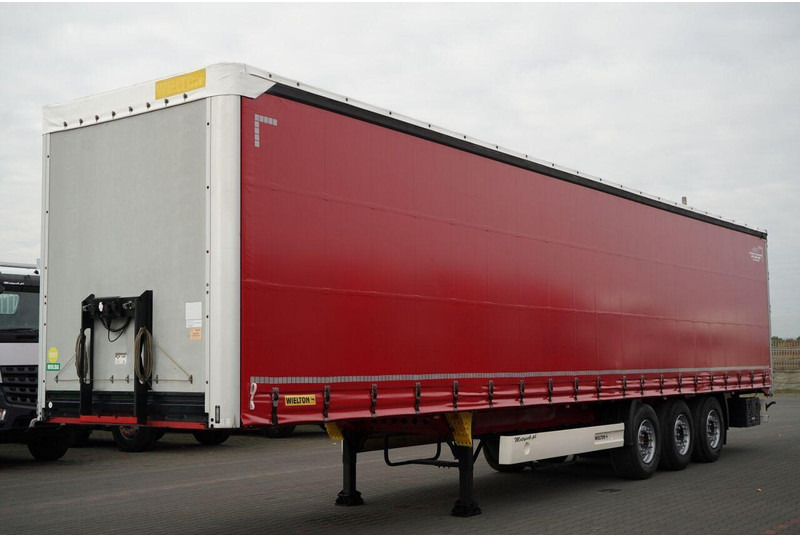 Wielton FIRANKA STANDARD / MULDA DO STALI - 9 M / OŚ PODNOSZONA / SAF - 커튼사이더 세미 트레일러 : 사진 1 Wielton FIRANKA STANDARD / MULDA DO STALI - 9 M / OŚ PODNOSZONA / SAF - 커튼사이더 세미 트레일러 : 사진 1