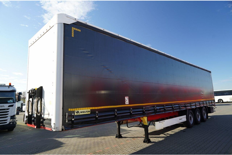 Wielton FIRANKA STANDARD / MULDA DO STALI - 9 M / OŚ PODNOSZONA / SAF / - 커튼사이더 세미 트레일러 : 사진 4 Wielton FIRANKA STANDARD / MULDA DO STALI - 9 M / OŚ PODNOSZONA / SAF / - 커튼사이더 세미 트레일러 : 사진 4