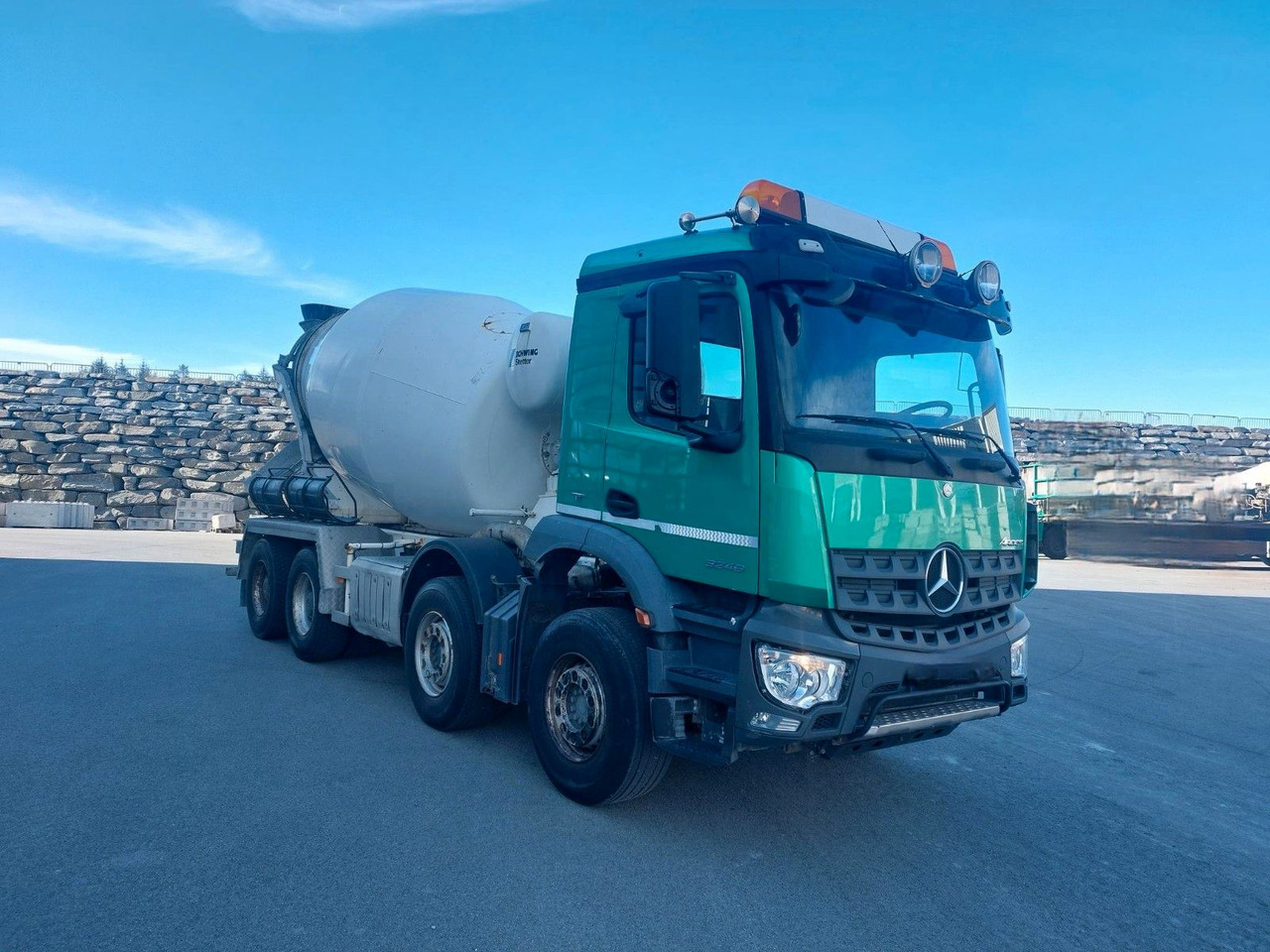 Mercedes-Benz 3246 8x4 / 9 m3 stetter - 콘크리트 믹서 트럭 : 사진 1 Mercedes-Benz 3246 8x4 / 9 m3 stetter - 콘크리트 믹서 트럭 : 사진 1