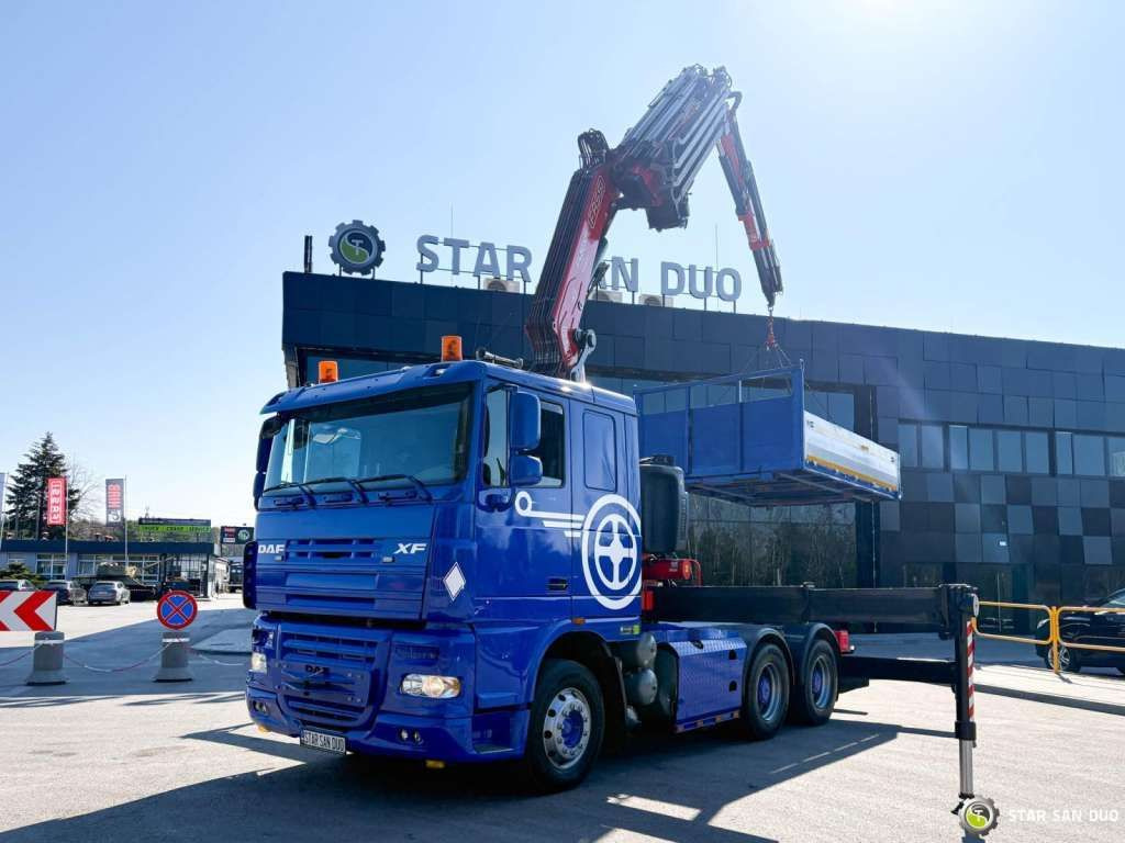 DAF XF 105.510 6x4 FASSI 450 FLY JIB Winch 5th - 크레인 트럭 : 사진 1 DAF XF 105.510 6x4 FASSI 450 FLY JIB Winch 5th - 크레인 트럭 : 사진 1