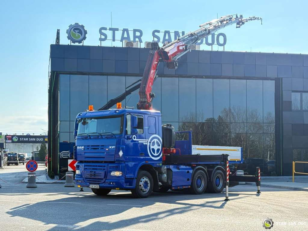 DAF XF 105.510 6x4 FASSI 450 FLY JIB Winch 5th - 크레인 트럭 : 사진 3 DAF XF 105.510 6x4 FASSI 450 FLY JIB Winch 5th - 크레인 트럭 : 사진 3
