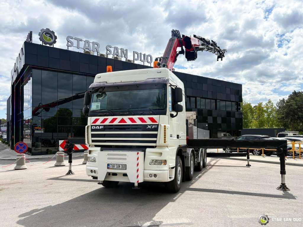 DAF XF 105.510 8x4 FASSI F800 XP Crane Fifth wheel - 크레인 트럭 : 사진 5 DAF XF 105.510 8x4 FASSI F800 XP Crane Fifth wheel - 크레인 트럭 : 사진 5