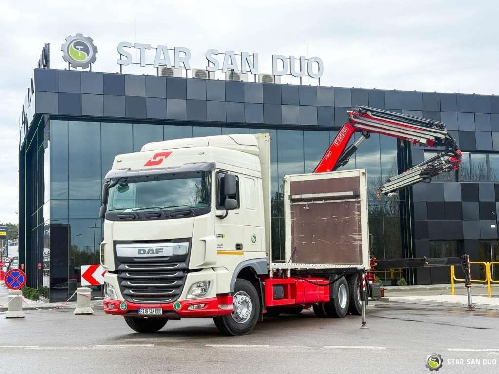 크레인 트럭 DAF  XF 440 6x2 Fassi F365 FLY JIBCranePallet Grippe : 사진 8