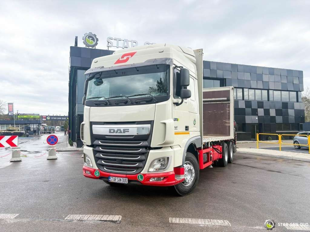 크레인 트럭 DAF  XF 440 6x2 Fassi F365 FLY JIBCranePallet Grippe : 사진 13