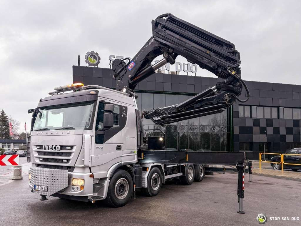 Iveco STRALIS AS320S50Y 8x2 HMF 8520-0K6 FLY JIB Winc - 크레인 트럭 : 사진 2 Iveco STRALIS AS320S50Y 8x2 HMF 8520-0K6 FLY JIB Winc - 크레인 트럭 : 사진 2
