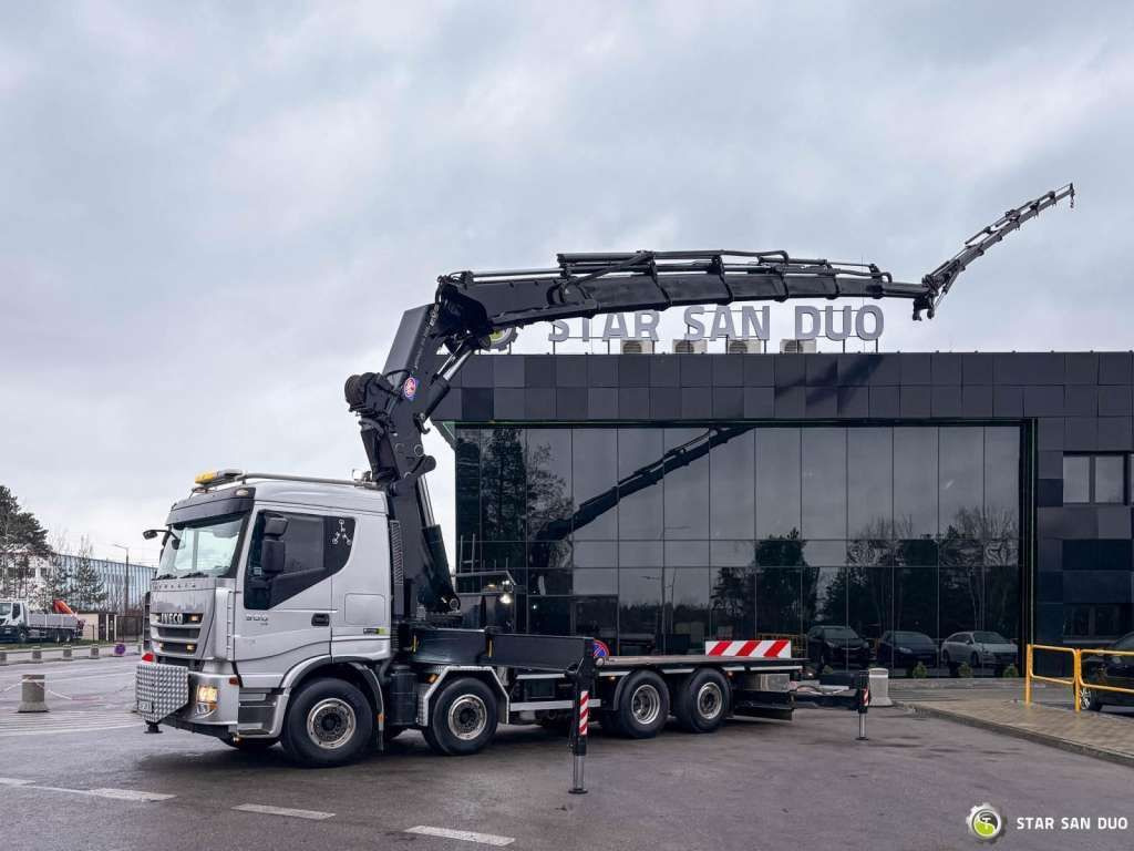 Iveco STRALIS AS320S50Y 8x2 HMF 8520-0K6 FLY JIB Winc - 크레인 트럭 : 사진 3 Iveco STRALIS AS320S50Y 8x2 HMF 8520-0K6 FLY JIB Winc - 크레인 트럭 : 사진 3