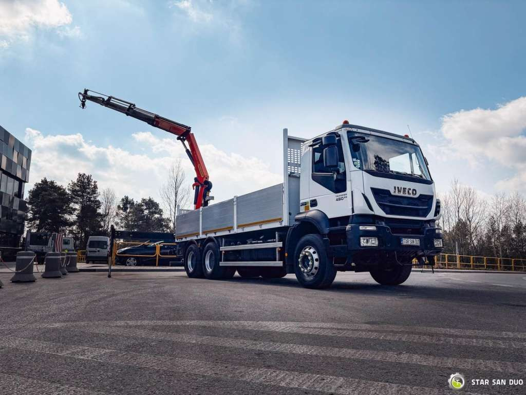 Iveco TRAKKER 450 6x4 PALFINGER PK 18502 SH Rotator - 크레인 트럭 : 사진 4 Iveco TRAKKER 450 6x4 PALFINGER PK 18502 SH Rotator - 크레인 트럭 : 사진 4