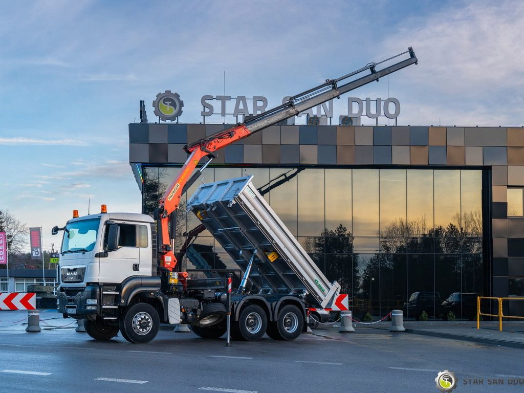 MAN 6x6 TGS 26.360 PALFINGER PK 18002 Kipper KRAN - 덤프트럭, 크레인 트럭 : 사진 1 MAN 6x6 TGS 26.360 PALFINGER PK 18002 Kipper KRAN - 덤프트럭, 크레인 트럭 : 사진 1