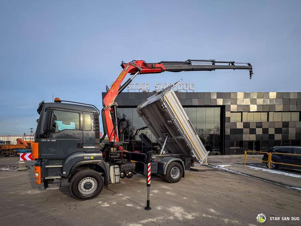 MAN TGS 18.480 PALFINGER PK 16502 HDS Crane,Kipper - 크레인 트럭, 덤프트럭 : 사진 2 MAN TGS 18.480 PALFINGER PK 16502 HDS Crane,Kipper - 크레인 트럭, 덤프트럭 : 사진 2