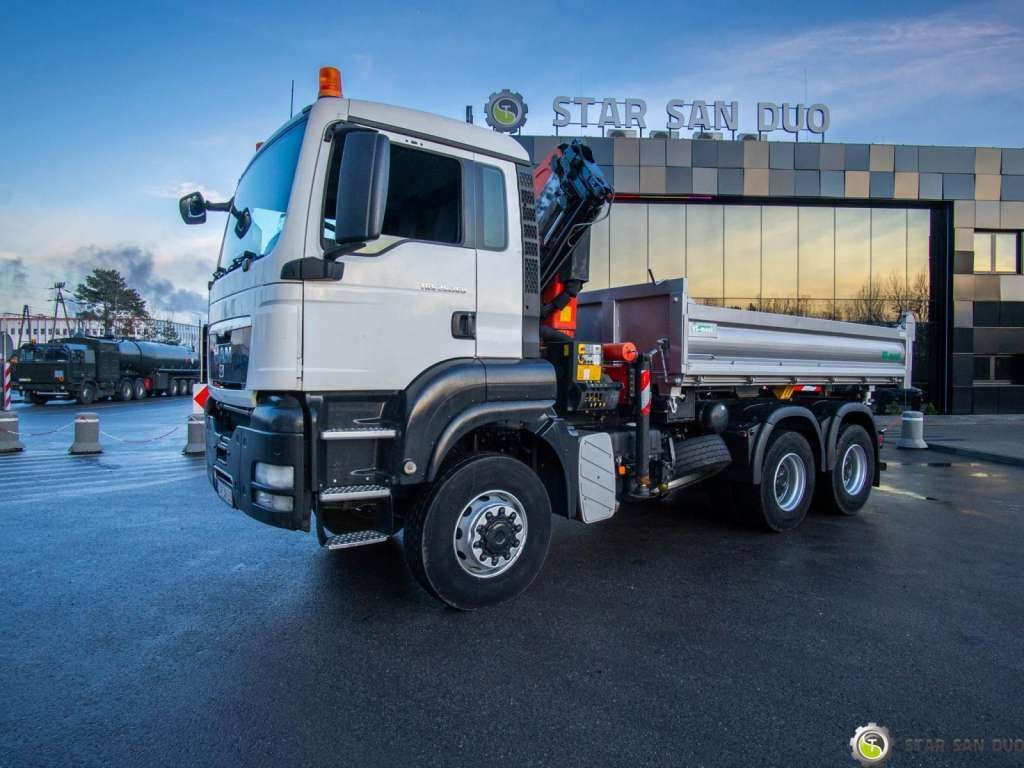 MAN TGS 26.360 6x6 PALFINGER PK 18001 EH Crane Kipe - 덤프트럭 : 사진 2 MAN TGS 26.360 6x6 PALFINGER PK 18001 EH Crane Kipe - 덤프트럭 : 사진 2