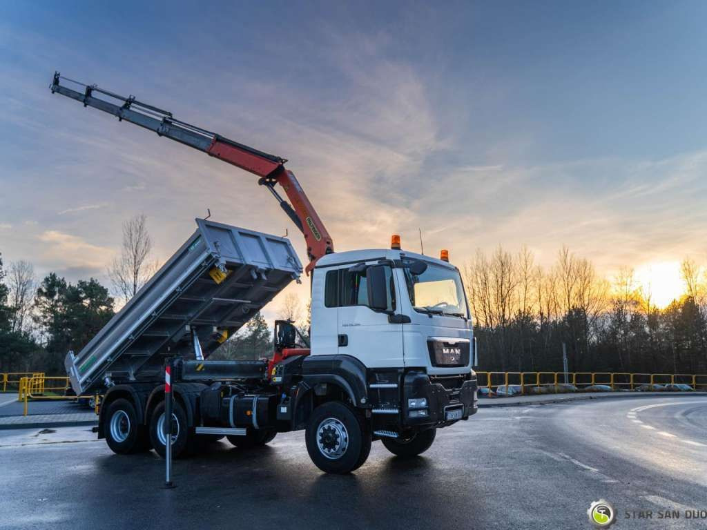 MAN TGS 26.360 6x6 PALFINGER PK 18001 EH Crane Kipe - 크레인 트럭 : 사진 4 MAN TGS 26.360 6x6 PALFINGER PK 18001 EH Crane Kipe - 크레인 트럭 : 사진 4