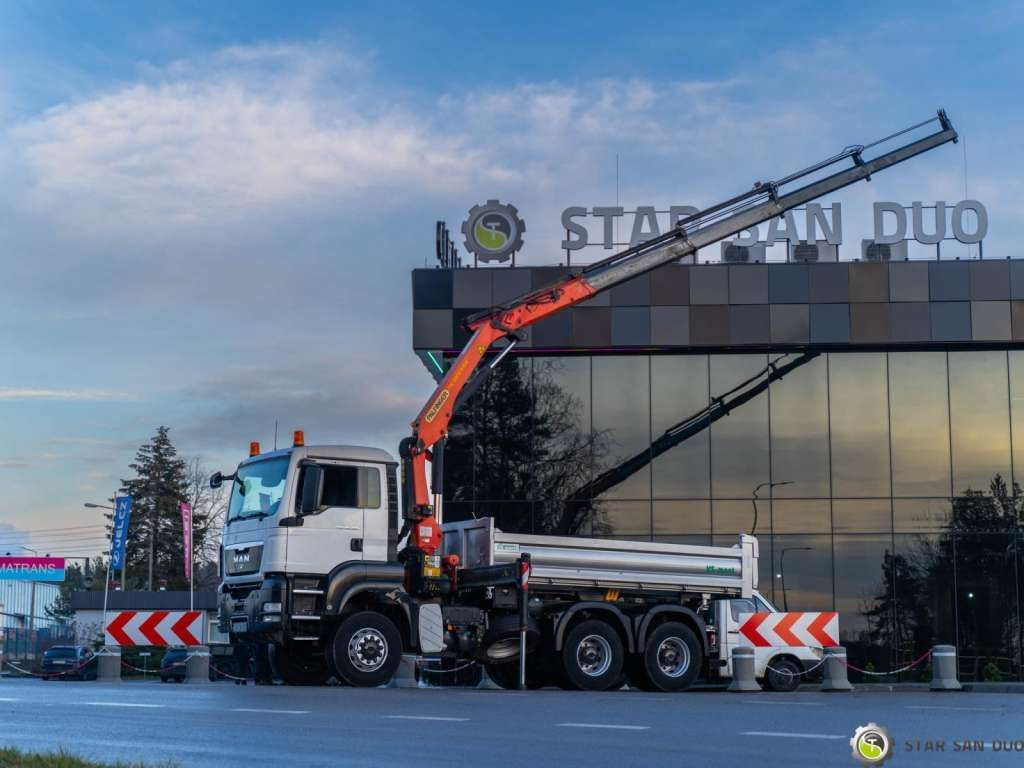 MAN TGS 26.360 6x6 PALFINGER PK 18001 EH Crane Kipe - 덤프트럭 : 사진 3 MAN TGS 26.360 6x6 PALFINGER PK 18001 EH Crane Kipe - 덤프트럭 : 사진 3