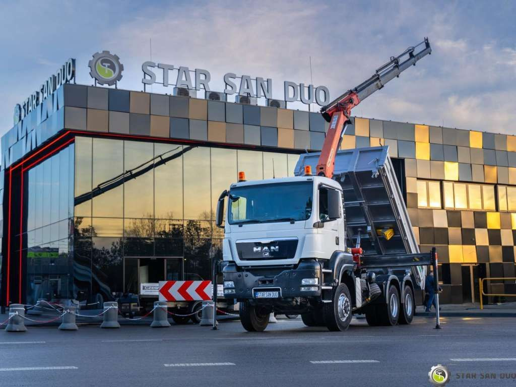 MAN TGS 26.360 6x6 PALFINGER PK 18001 EH Crane Kipe - 덤프트럭 : 사진 1 MAN TGS 26.360 6x6 PALFINGER PK 18001 EH Crane Kipe - 덤프트럭 : 사진 1