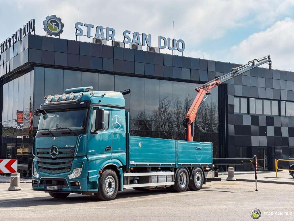 Mercedes-Benz ACTROS 2545 6x2 Palfinger PK 16001 HDS Crane Mercedes-Benz ACTROS 2545 6x2 Palfinger PK 16001 HDS Crane - 크레인 트럭, 드롭사이드/ 플랫베드 트럭 : 사진 1 Mercedes-Benz ACTROS 2545 6x2 Palfinger PK 16001 HDS Crane Mercedes-Benz ACTROS 2545 6x2 Palfinger PK 16001 HDS Crane - 크레인 트럭, 드롭사이드/ 플랫베드 트럭 : 사진 1