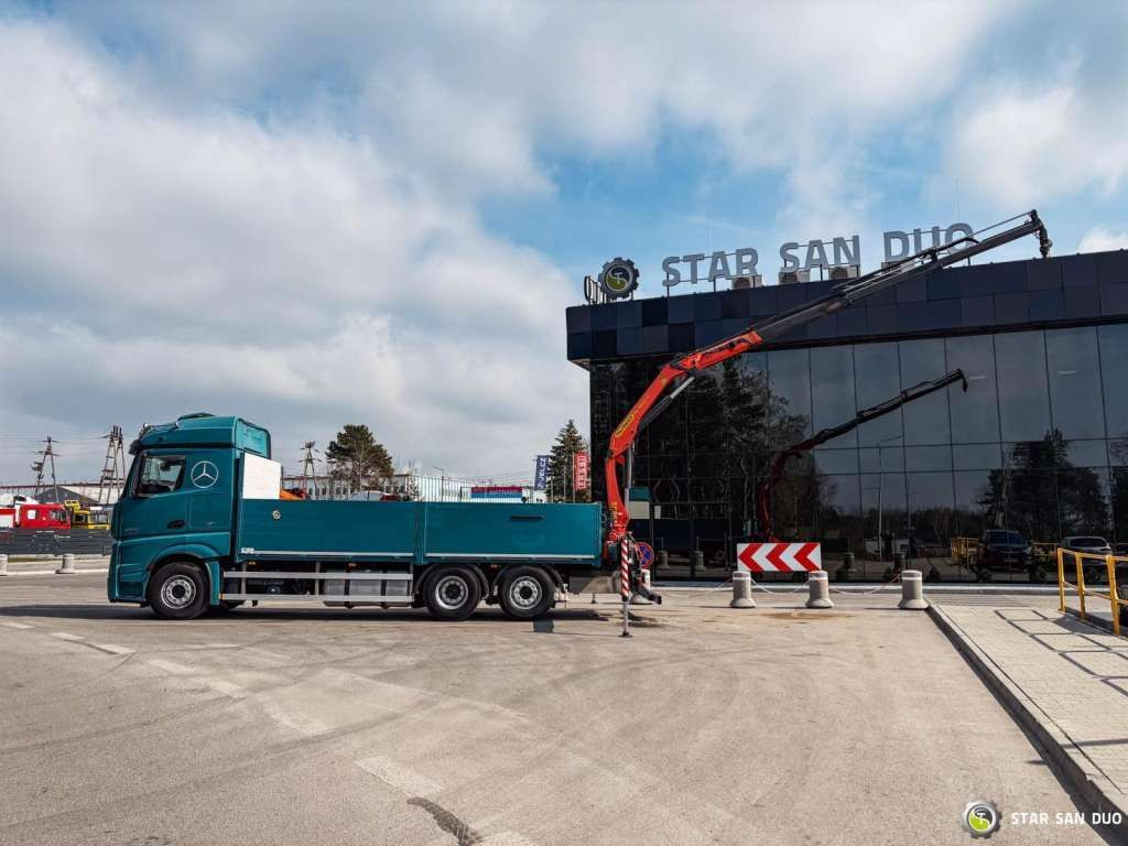 Mercedes-Benz ACTROS 2545 6x2 Palfinger PK 16001 HDS Crane Mercedes-Benz ACTROS 2545 6x2 Palfinger PK 16001 HDS Crane - 크레인 트럭, 드롭사이드/ 플랫베드 트럭 : 사진 2 Mercedes-Benz ACTROS 2545 6x2 Palfinger PK 16001 HDS Crane Mercedes-Benz ACTROS 2545 6x2 Palfinger PK 16001 HDS Crane - 크레인 트럭, 드롭사이드/ 플랫베드 트럭 : 사진 2