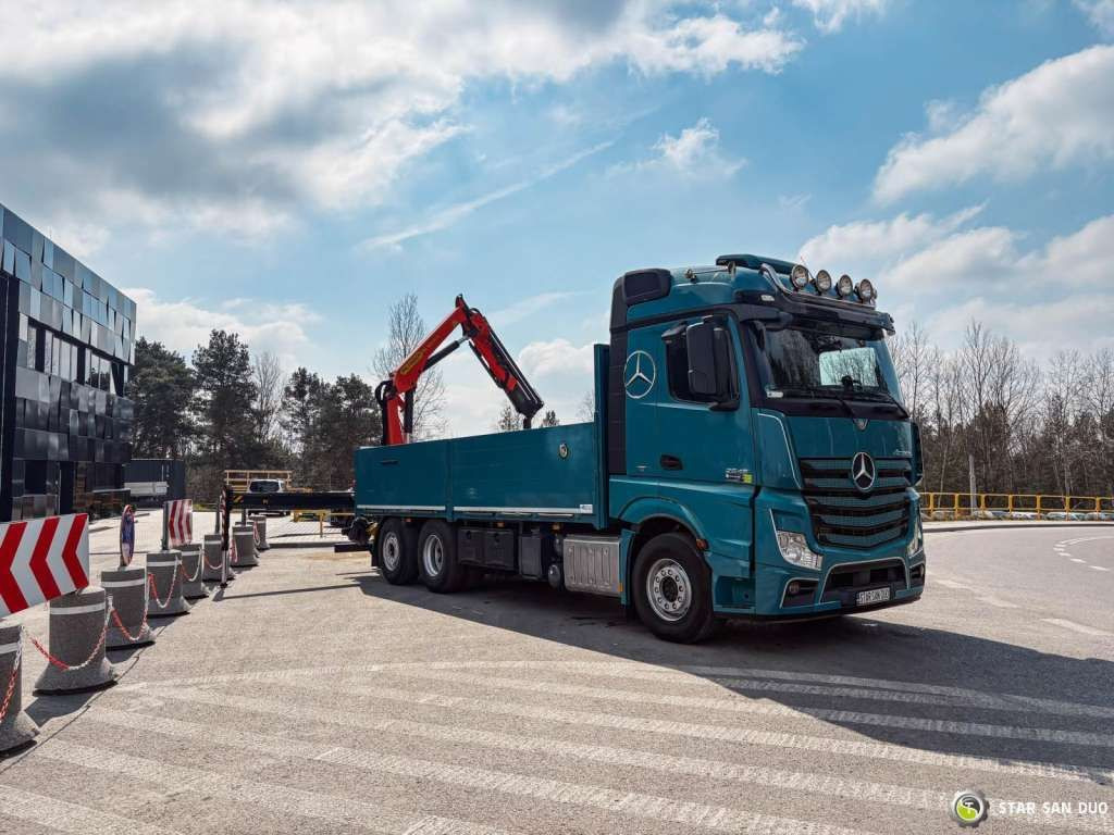 Mercedes-Benz ACTROS 2545 6x2 Palfinger PK 16001 HDS Crane Mercedes-Benz ACTROS 2545 6x2 Palfinger PK 16001 HDS Crane - 크레인 트럭, 드롭사이드/ 플랫베드 트럭 : 사진 3 Mercedes-Benz ACTROS 2545 6x2 Palfinger PK 16001 HDS Crane Mercedes-Benz ACTROS 2545 6x2 Palfinger PK 16001 HDS Crane - 크레인 트럭, 드롭사이드/ 플랫베드 트럭 : 사진 3