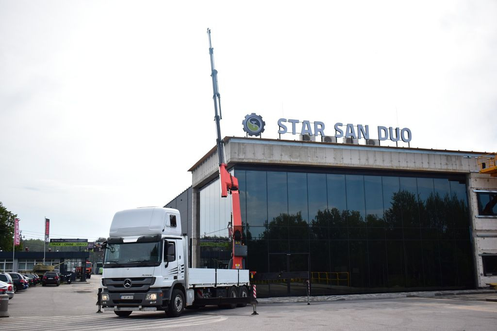 Mercedes-Benz ACTROS 2546 6x2 Palfinger PK 50002 EURO 5 Cran . - 크레인 트럭, 드롭사이드/ 플랫베드 트럭 : 사진 1 Mercedes-Benz ACTROS 2546 6x2 Palfinger PK 50002 EURO 5 Cran . - 크레인 트럭, 드롭사이드/ 플랫베드 트럭 : 사진 1
