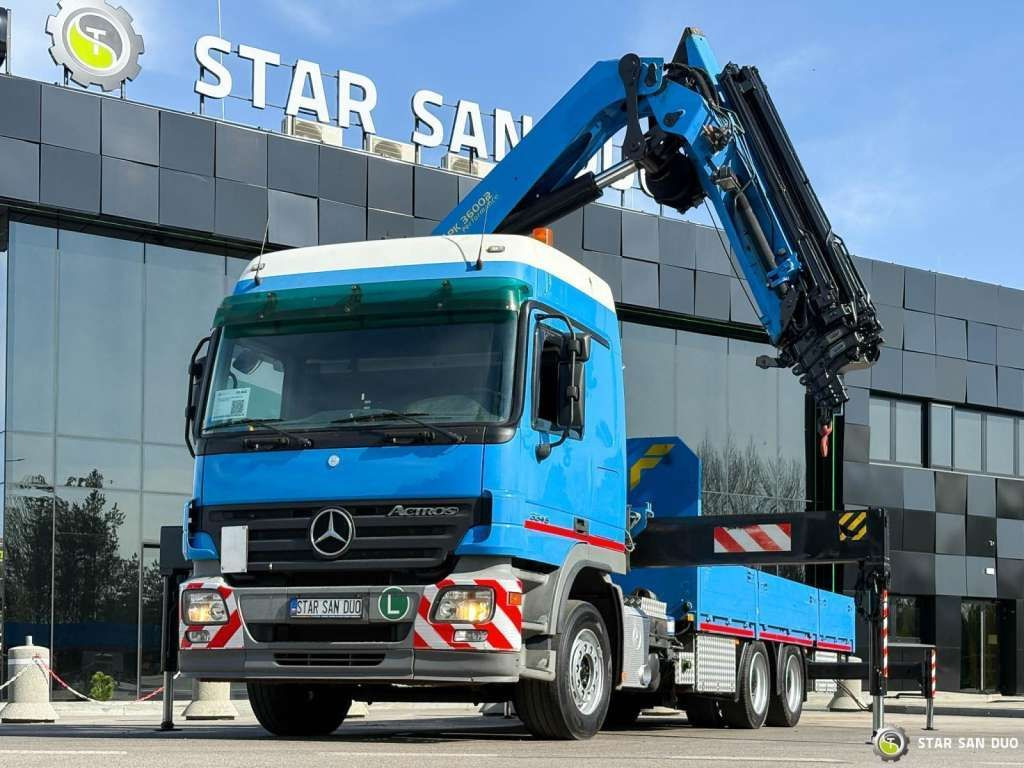크레인 트럭 Mercedes-Benz  ACTROS 2646L 6x4 PALFINGER 36002 Euro 5 Winch : 사진 11