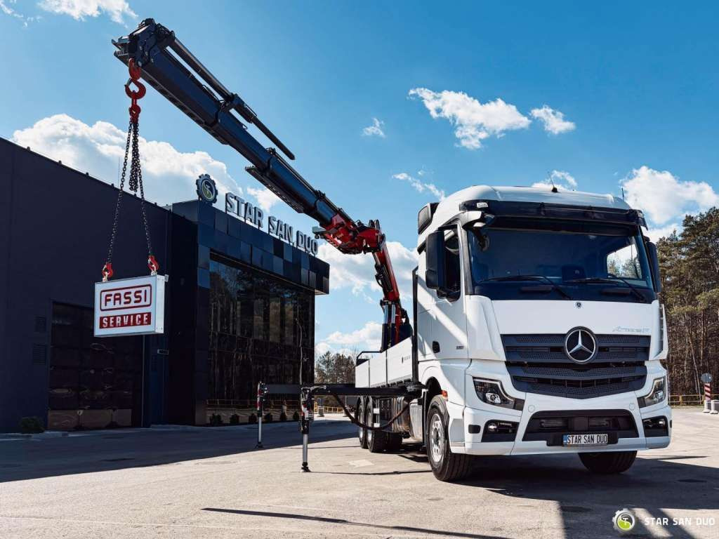 Mercedes-Benz ACTROS 3351 NEW 6x4 Fassi F485 Crane - 크레인 트럭 : 사진 2 Mercedes-Benz ACTROS 3351 NEW 6x4 Fassi F485 Crane - 크레인 트럭 : 사진 2