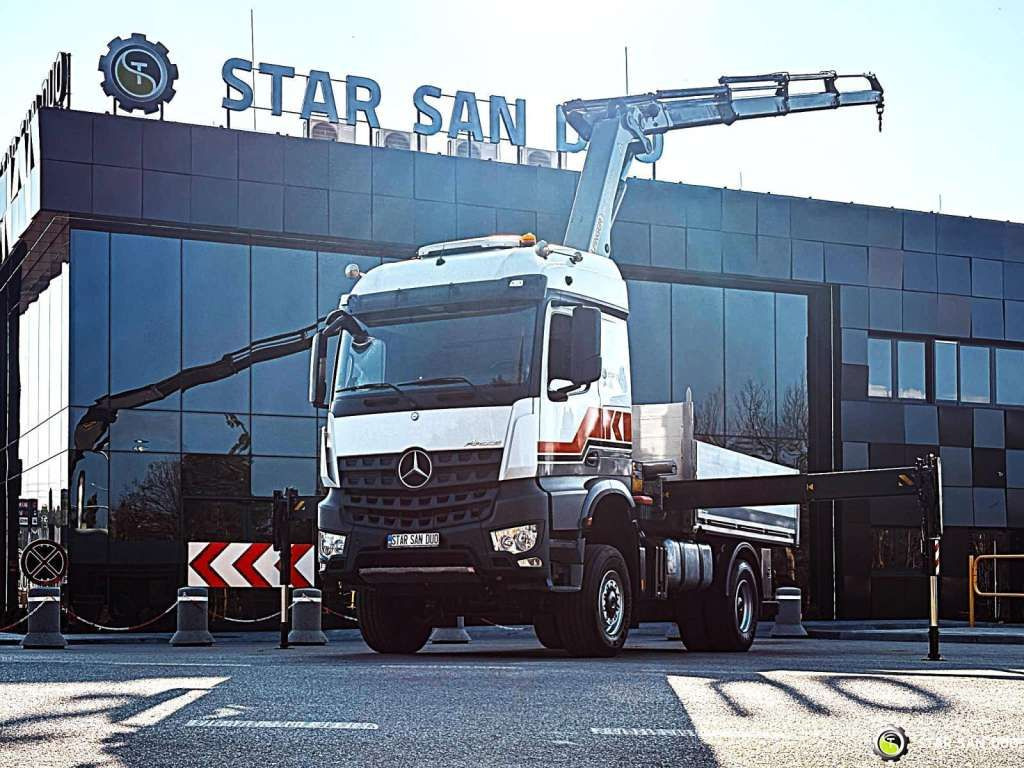 Mercedes-Benz AROCS 1851 PALFINGER PK 20002 Crane Kran - 크레인 트럭 : 사진 1 Mercedes-Benz AROCS 1851 PALFINGER PK 20002 Crane Kran - 크레인 트럭 : 사진 1