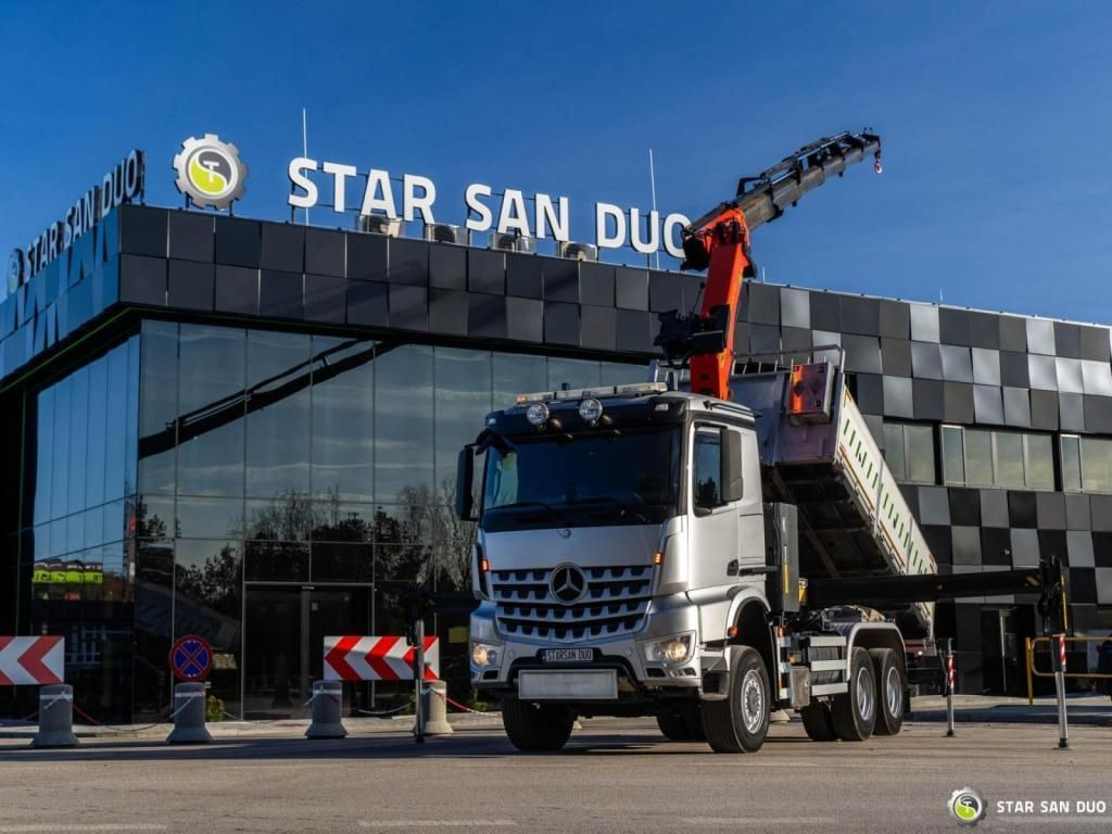 Mercedes-Benz AROCS 2651 6x6 PALFINGER PK 34002 CRANE KIPPER - 크레인 트럭, 덤프트럭 : 사진 1 Mercedes-Benz AROCS 2651 6x6 PALFINGER PK 34002 CRANE KIPPER - 크레인 트럭, 덤프트럭 : 사진 1