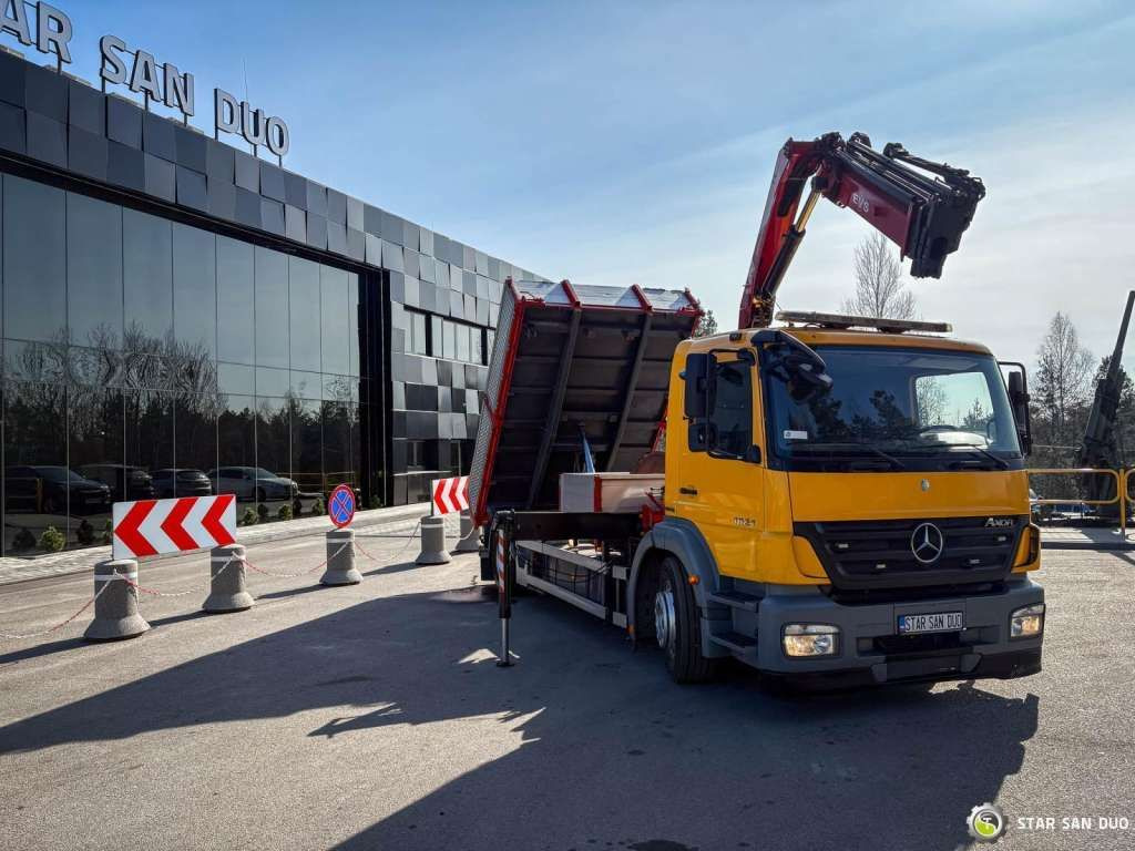 Mercedes-Benz AXOR 1824 4x2 HMF 975 HDS Crane Rotator Kipper Mercedes-Benz AXOR 1824 4x2 HMF 975 HDS Crane Rotator Kipper - 덤프트럭 : 사진 2 Mercedes-Benz AXOR 1824 4x2 HMF 975 HDS Crane Rotator Kipper Mercedes-Benz AXOR 1824 4x2 HMF 975 HDS Crane Rotator Kipper - 덤프트럭 : 사진 2