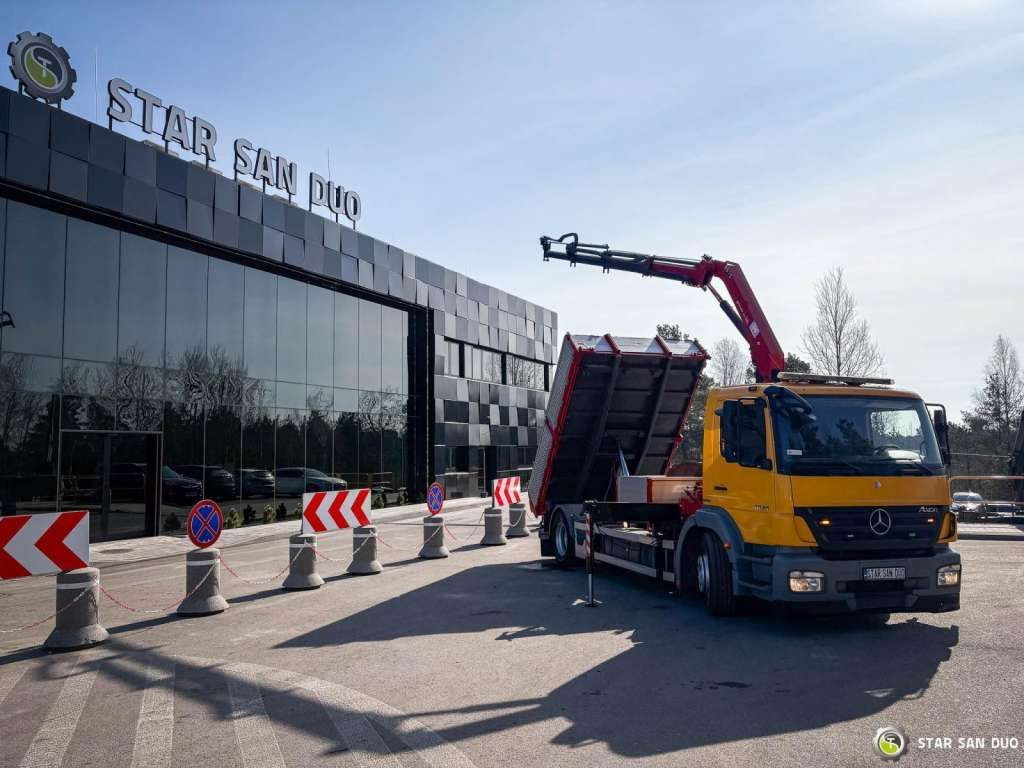 Mercedes-Benz AXOR 1824 4x2 HMF 975 HDS Crane Rotator Kipper Mercedes-Benz AXOR 1824 4x2 HMF 975 HDS Crane Rotator Kipper - 크레인 트럭, 덤프트럭 : 사진 5 Mercedes-Benz AXOR 1824 4x2 HMF 975 HDS Crane Rotator Kipper Mercedes-Benz AXOR 1824 4x2 HMF 975 HDS Crane Rotator Kipper - 크레인 트럭, 덤프트럭 : 사진 5