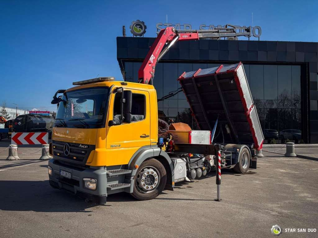 Mercedes-Benz AXOR 1824 4x2 HMF 975 HDS Crane Rotator Kipper Mercedes-Benz AXOR 1824 4x2 HMF 975 HDS Crane Rotator Kipper - 덤프트럭 : 사진 4 Mercedes-Benz AXOR 1824 4x2 HMF 975 HDS Crane Rotator Kipper Mercedes-Benz AXOR 1824 4x2 HMF 975 HDS Crane Rotator Kipper - 덤프트럭 : 사진 4