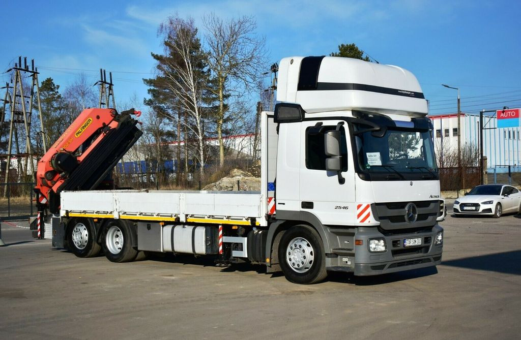 Mercedes-Benz Actros 2546 6x2 Palfinger PK 53002 Crane Kran - 크레인 트럭, 드롭사이드/ 플랫베드 트럭 : 사진 2 Mercedes-Benz Actros 2546 6x2 Palfinger PK 53002 Crane Kran - 크레인 트럭, 드롭사이드/ 플랫베드 트럭 : 사진 2