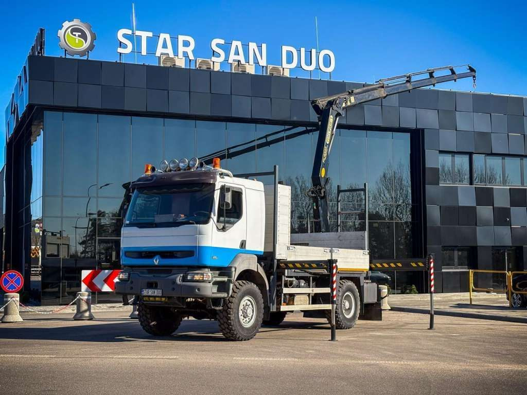 Renault KERAX 270 4x4 PALFINGER PK 16502 CRANE WINCH - 크레인 트럭, 드롭사이드/ 플랫베드 트럭 : 사진 1 Renault KERAX 270 4x4 PALFINGER PK 16502 CRANE WINCH - 크레인 트럭, 드롭사이드/ 플랫베드 트럭 : 사진 1