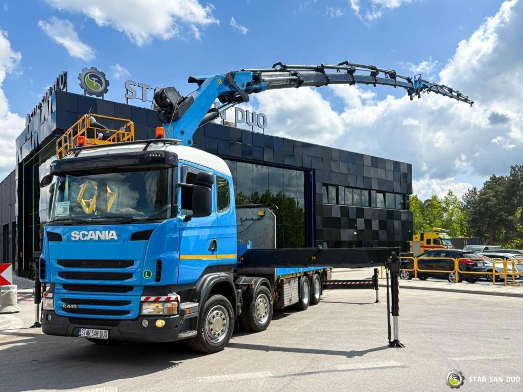 Scania R440 8x4 Palfinger PK50002 FLY JIB Crane Winch - 크레인 트럭 : 사진 3 Scania R440 8x4 Palfinger PK50002 FLY JIB Crane Winch - 크레인 트럭 : 사진 3