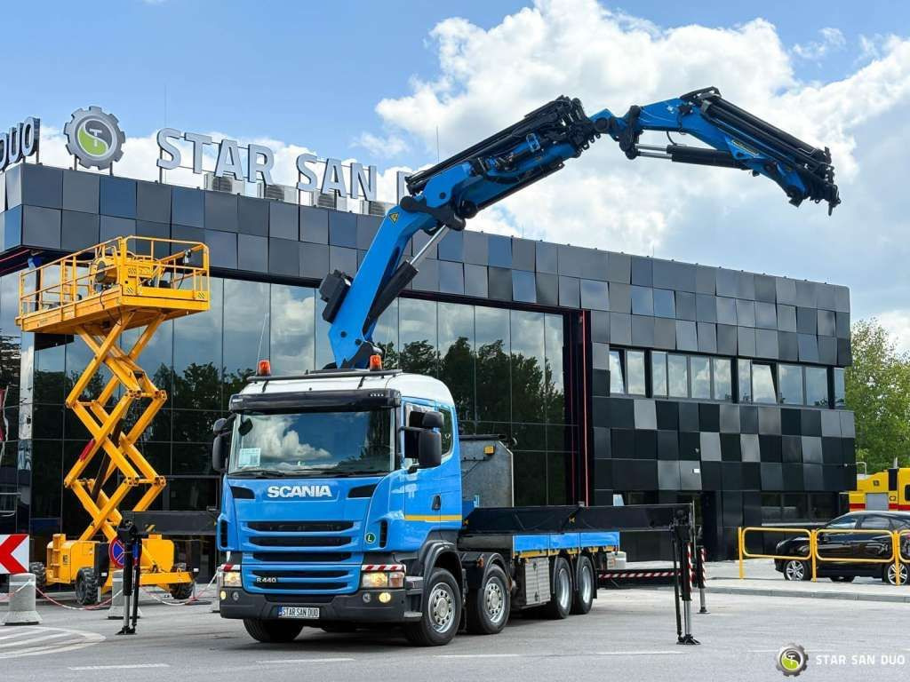 Scania R440 8x4 Palfinger PK50002 FLY JIB Crane Winch - 크레인 트럭 : 사진 4 Scania R440 8x4 Palfinger PK50002 FLY JIB Crane Winch - 크레인 트럭 : 사진 4