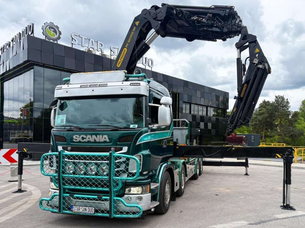 Scania R480 8x2 PALFINGER PK 92002 SH FLY JIB CRANE - 크레인 트럭 : 사진 4 Scania R480 8x2 PALFINGER PK 92002 SH FLY JIB CRANE - 크레인 트럭 : 사진 4