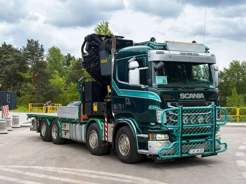 Scania R480 8x2 PALFINGER PK 92002 SH FLY JIB CRANE - 크레인 트럭 : 사진 2 Scania R480 8x2 PALFINGER PK 92002 SH FLY JIB CRANE - 크레인 트럭 : 사진 2