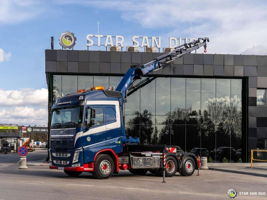 Volvo FH 500 6x2 HMF 3220-K5 HDS Crane Euro 6 - 크레인 트럭, 트랙터 유닛 : 사진 4 Volvo FH 500 6x2 HMF 3220-K5 HDS Crane Euro 6 - 크레인 트럭, 트랙터 유닛 : 사진 4