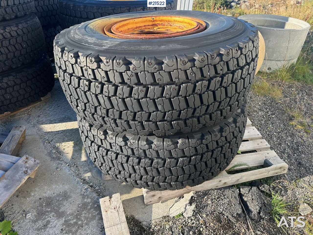 Bridgestone hjullaster dekk til Volvo L110 - 타이어 건설기계 용 : 사진 2 Bridgestone hjullaster dekk til Volvo L110 - 타이어 건설기계 용 : 사진 2