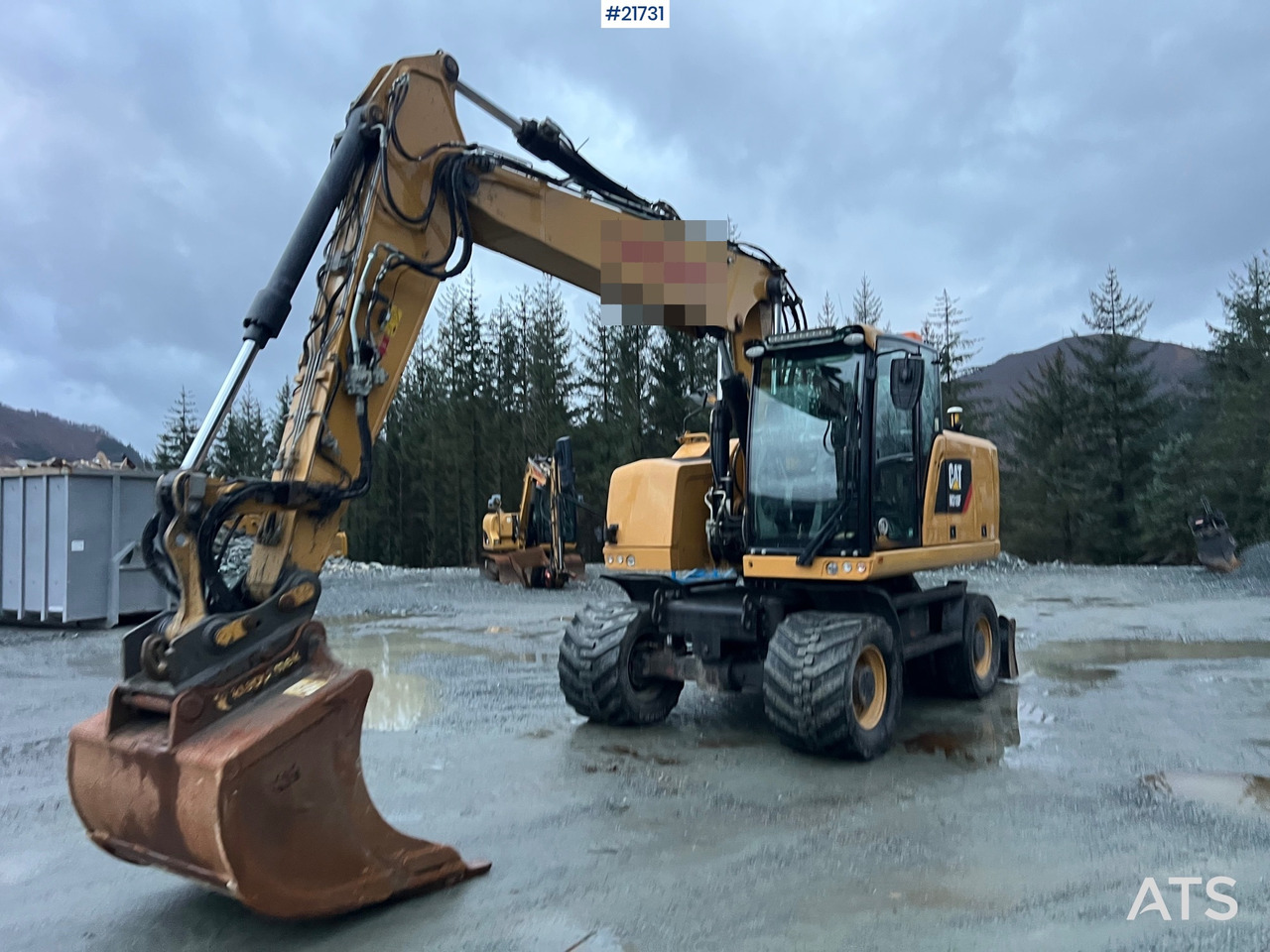 CAT M318F Hjulmaskin m/ oilquick og tannskuffe - 휠 굴삭기 : 사진 3 CAT M318F Hjulmaskin m/ oilquick og tannskuffe - 휠 굴삭기 : 사진 3