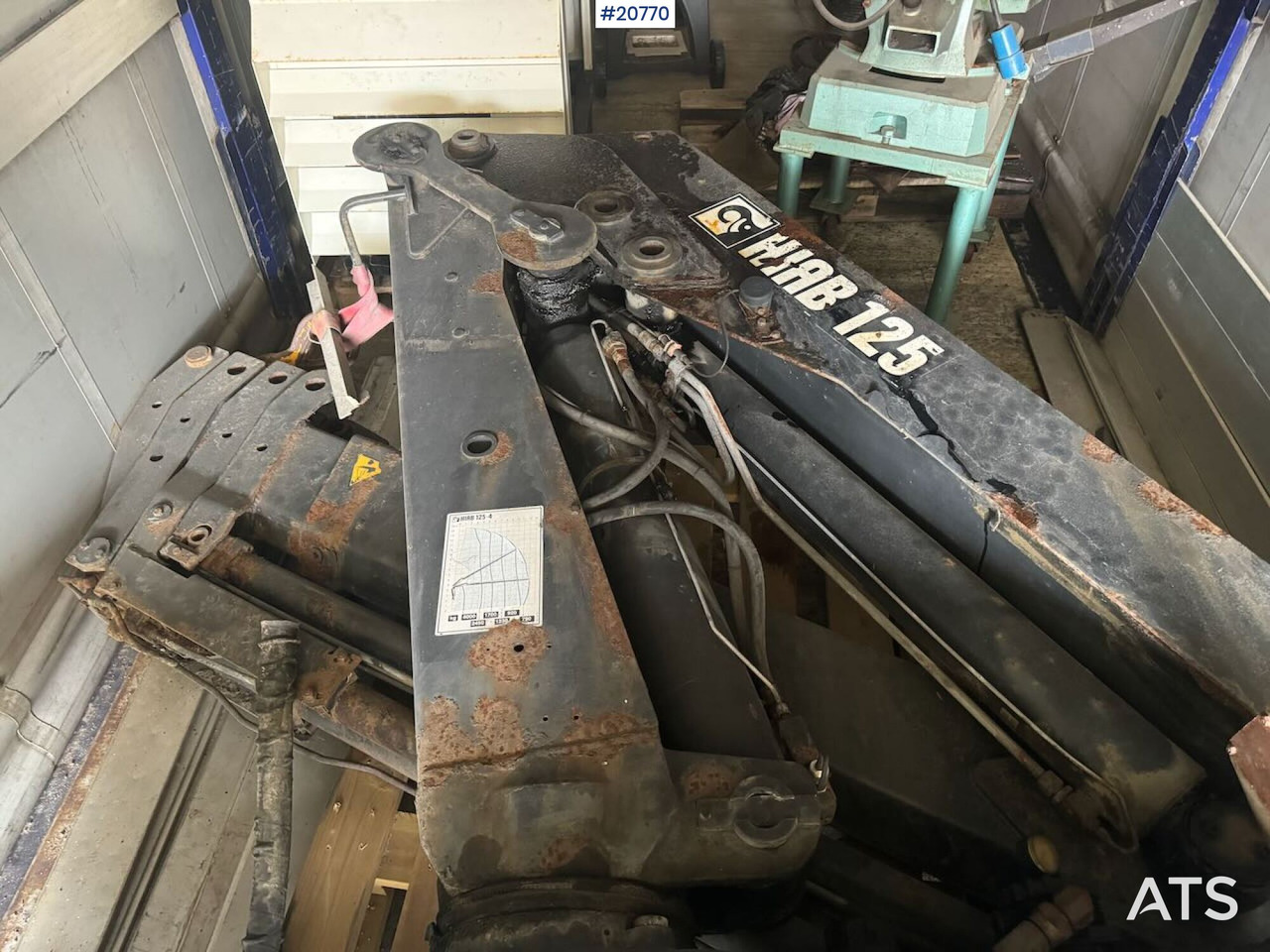 Hiab 125-4 - 로더 크레인 : 사진 3 Hiab 125-4 - 로더 크레인 : 사진 3
