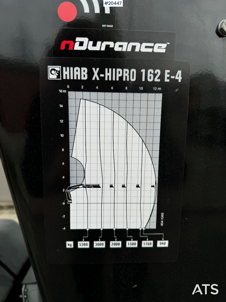 로더 크레인 트럭 용 Hiab Hiab X-Hipro 162 : 사진 12