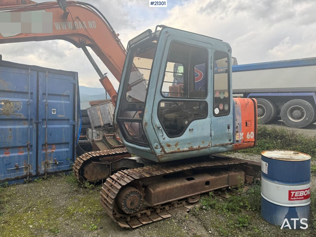 Hitachi EX60 - 크롤러 굴삭기 : 사진 3 Hitachi EX60 - 크롤러 굴삭기 : 사진 3