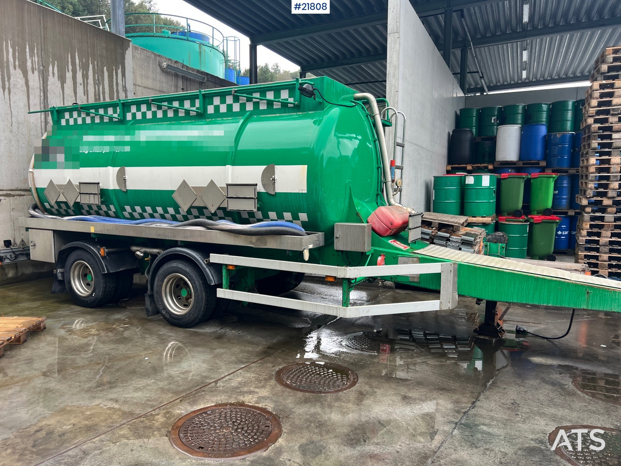 Jyki 2002 jyki ts2-15cr 2 akslet tankhenger rep.objekt - 유조 트레일러 : 사진 1 Jyki 2002 jyki ts2-15cr 2 akslet tankhenger rep.objekt - 유조 트레일러 : 사진 1