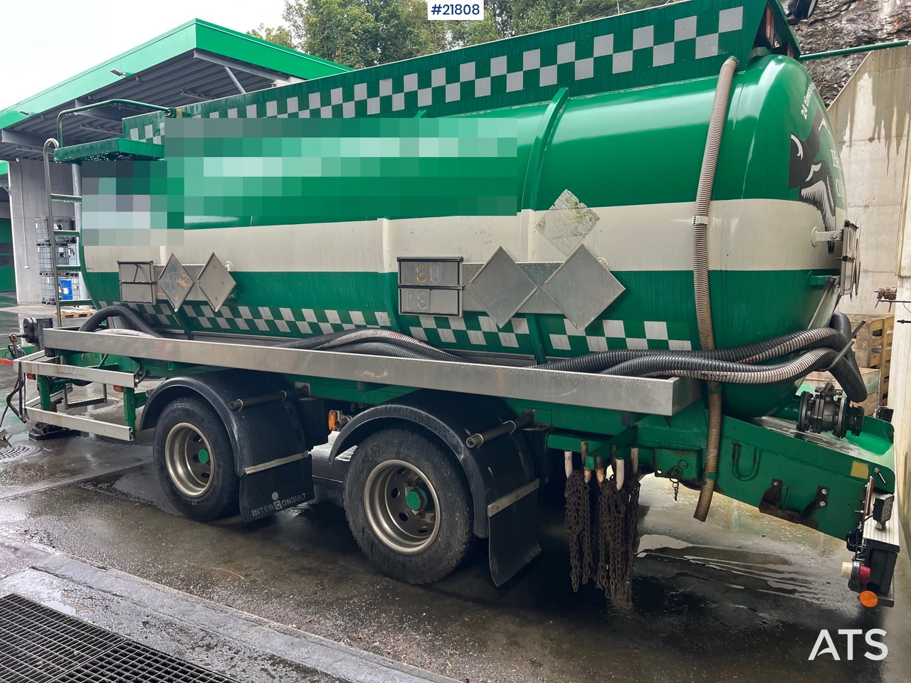 Jyki 2002 jyki ts2-15cr 2 akslet tankhenger rep.objekt - 유조 트레일러 : 사진 2 Jyki 2002 jyki ts2-15cr 2 akslet tankhenger rep.objekt - 유조 트레일러 : 사진 2