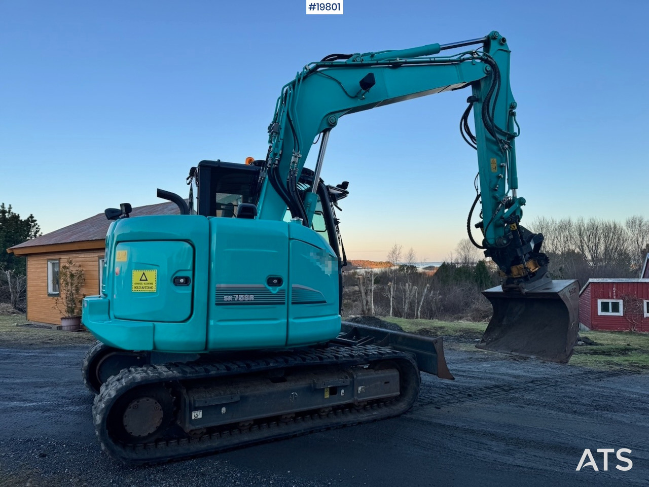 굴착기 Kobelco SK75SR-3E : 사진 6