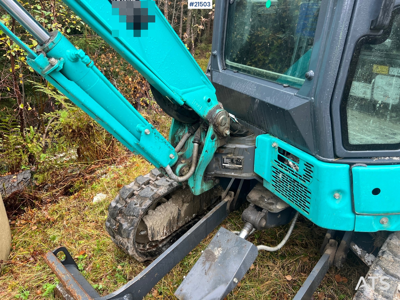 Kobelco Sk25SR-6E Gravemaskin m/ pusseskuffe,graveskuffe og tilt - 미니 굴삭기 : 사진 2 Kobelco Sk25SR-6E Gravemaskin m/ pusseskuffe,graveskuffe og tilt - 미니 굴삭기 : 사진 2