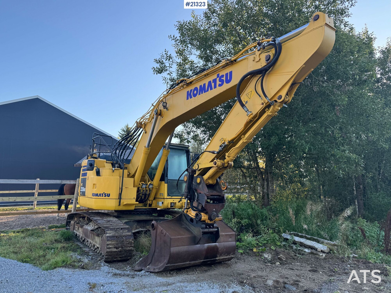 Komatsu PC228 m/ pusseskuffe og rotortilt! - 크롤러 굴삭기 : 사진 5 Komatsu PC228 m/ pusseskuffe og rotortilt! - 크롤러 굴삭기 : 사진 5