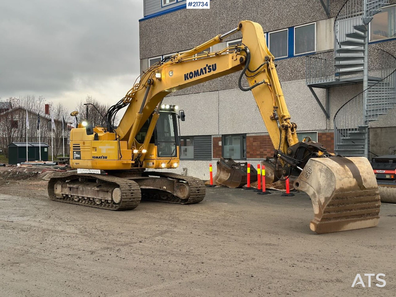 Komatsu PC228USLC-8 gravemaskin m/ 3 skuffer og rototilt. SE VIDEO - 크롤러 굴삭기 : 사진 3 Komatsu PC228USLC-8 gravemaskin m/ 3 skuffer og rototilt. SE VIDEO - 크롤러 굴삭기 : 사진 3
