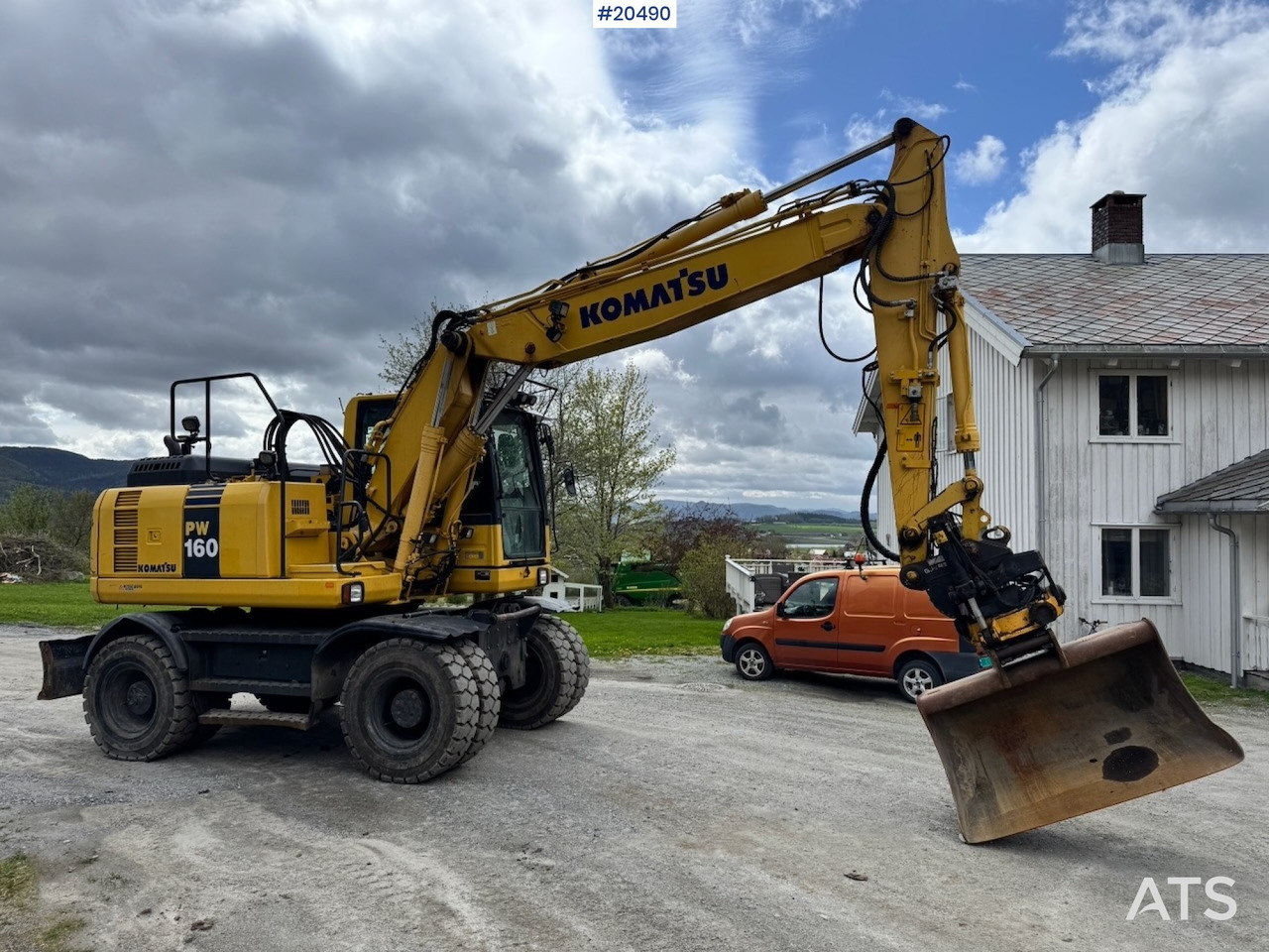 휠 로더 Komatsu PW160-8 : 사진 7