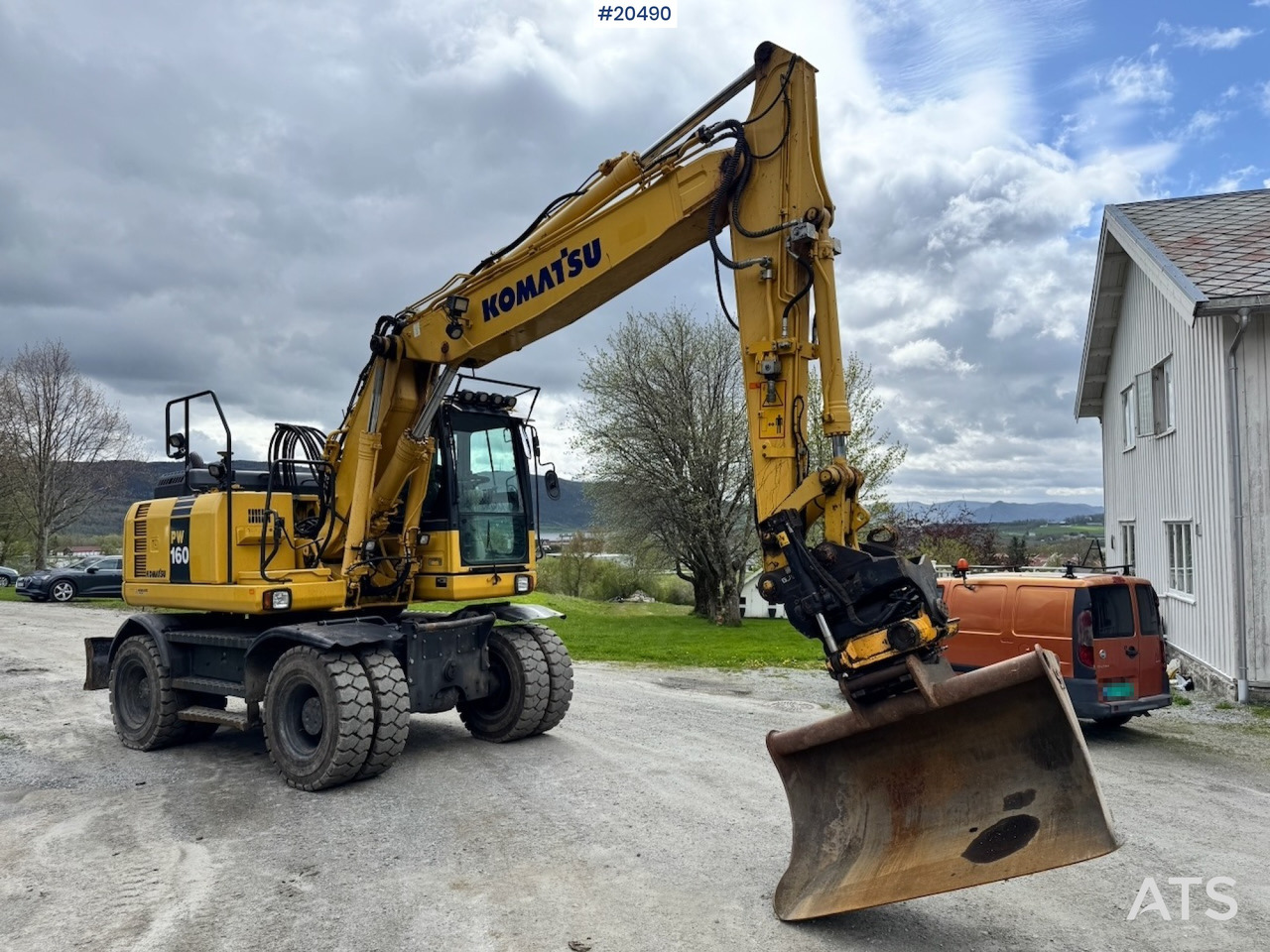 휠 로더 Komatsu PW160-8 : 사진 8