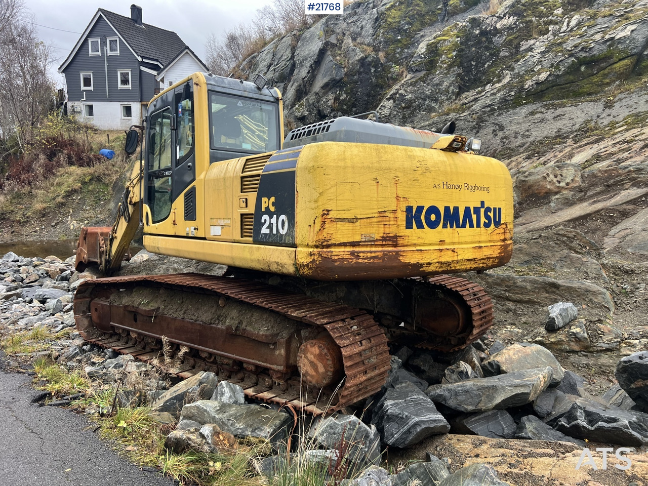 Komatsu pc210lc-8 gravemaskin m/ tannskuffe - 굴착기 : 사진 2 Komatsu pc210lc-8 gravemaskin m/ tannskuffe - 굴착기 : 사진 2