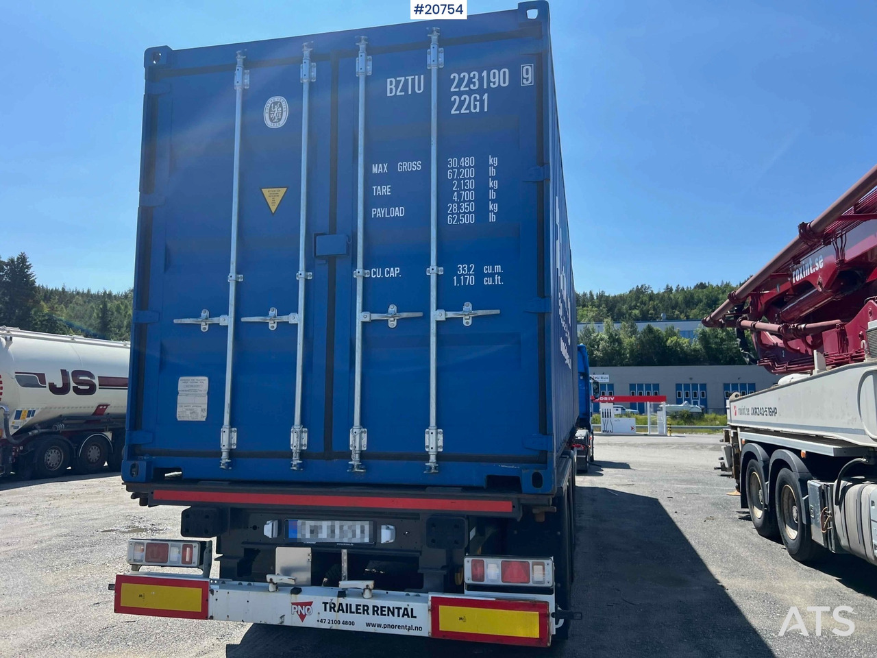Krone containerhenger - 컨테이너 운반 장치/ 스와프 보디 세미 트레일러 : 사진 4 Krone containerhenger - 컨테이너 운반 장치/ 스와프 보디 세미 트레일러 : 사진 4